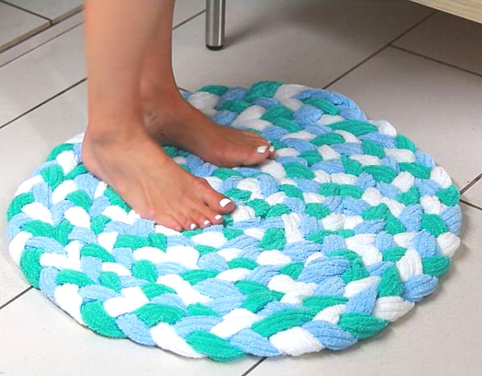 Коврик из полотенец Коврик из полотенец