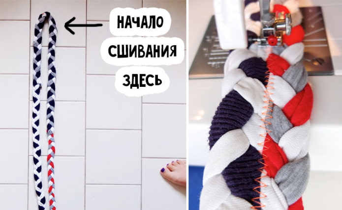Сшиваем косу Сшиваем косу
